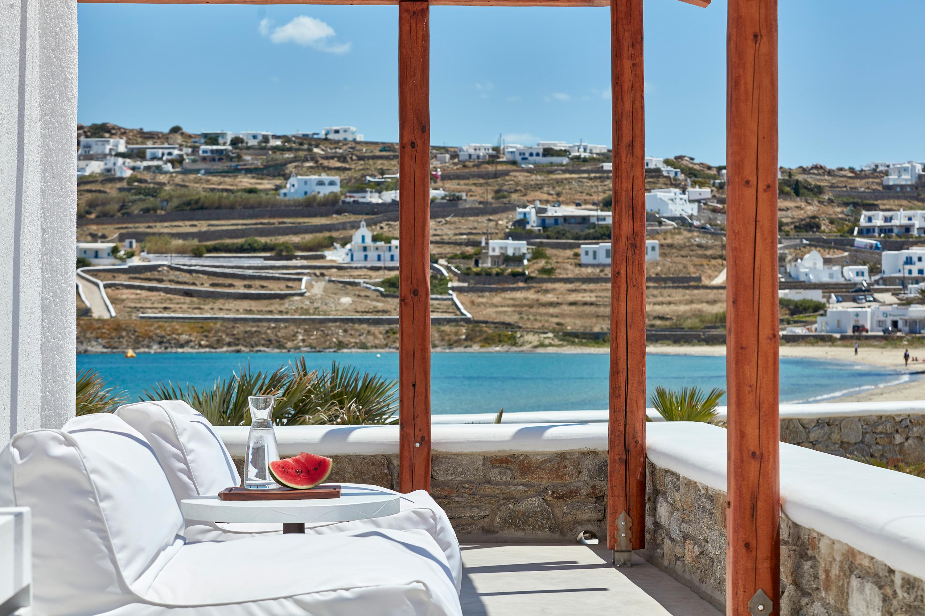 Mykonos Waves Beach House & Suites Ornos  Esterno foto