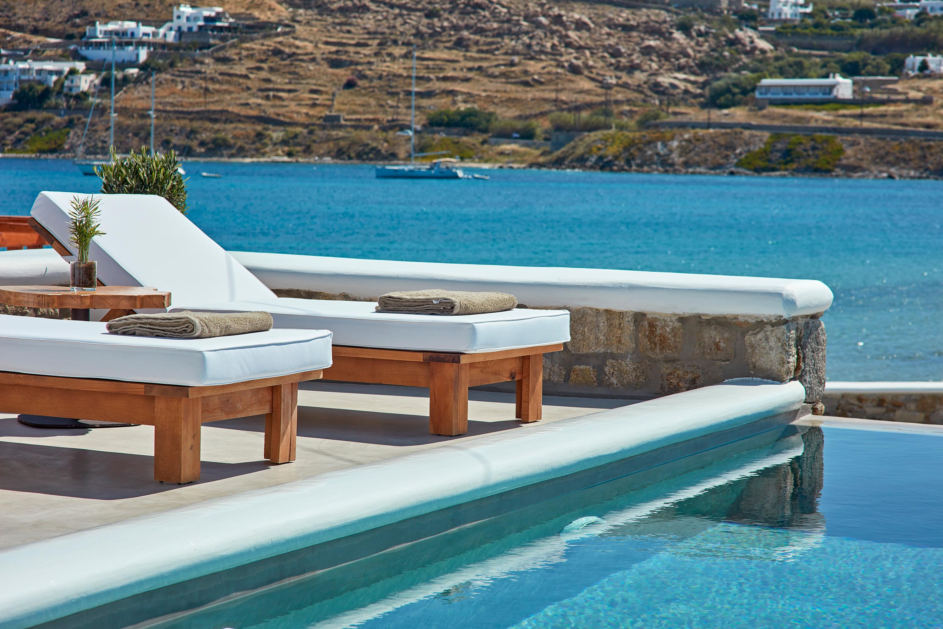 Mykonos Waves Beach House & Suites Ornos  Esterno foto