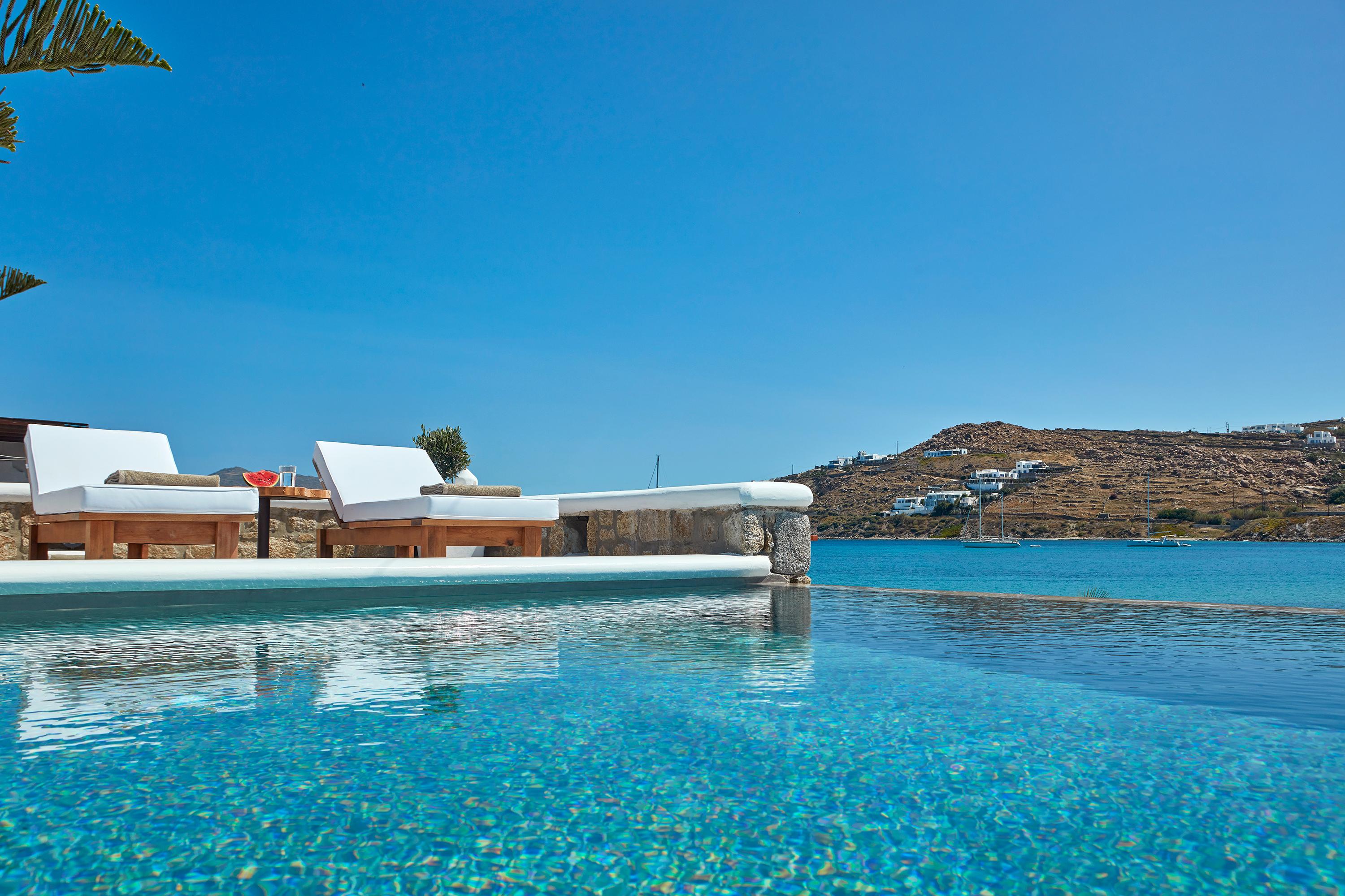 Mykonos Waves Beach House & Suites Ornos  Esterno foto