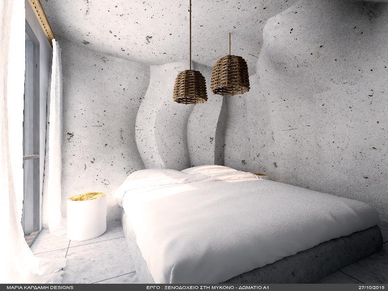 Mykonos Waves Beach House & Suites Ornos  Esterno foto