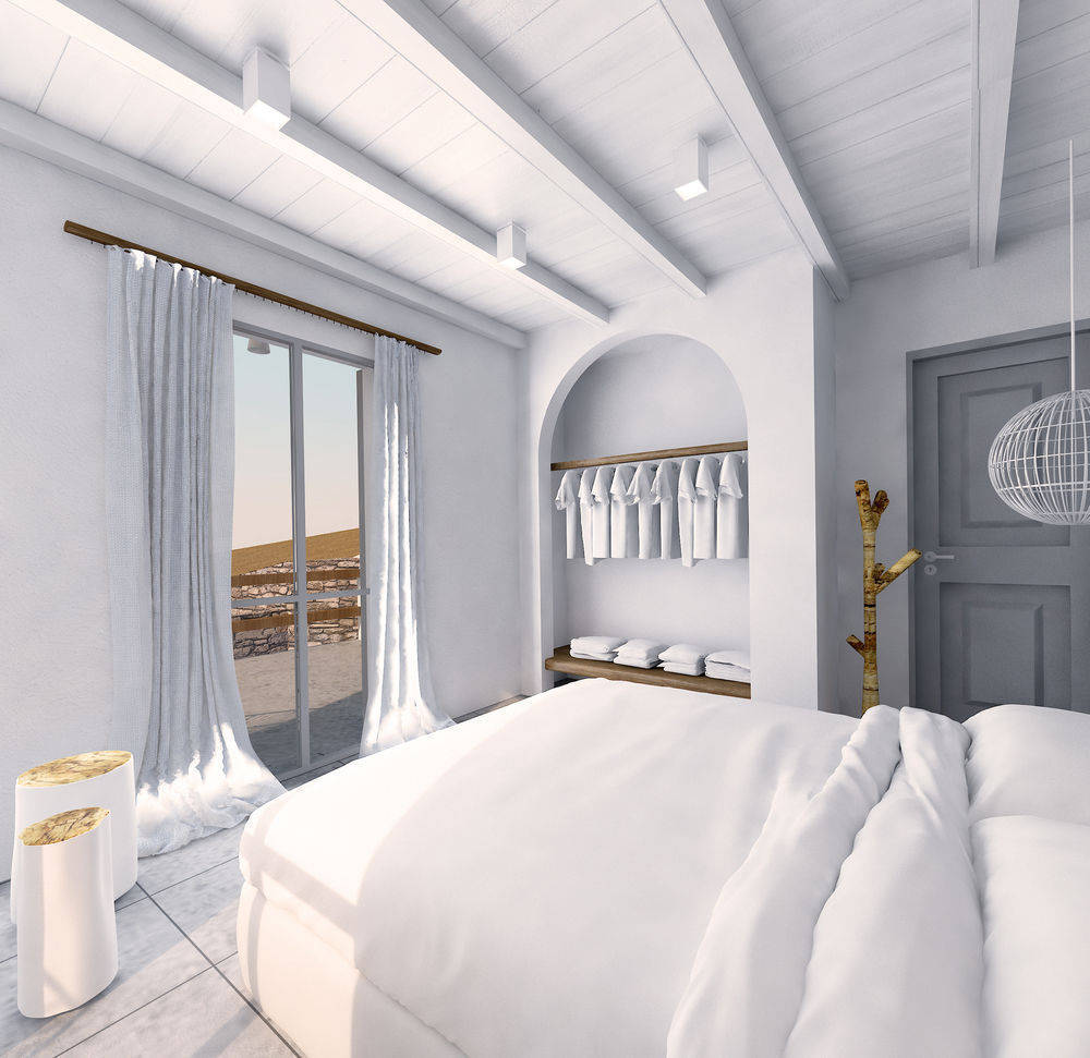 Mykonos Waves Beach House & Suites Ornos  Esterno foto
