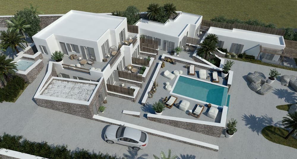 Mykonos Waves Beach House & Suites Ornos  Esterno foto